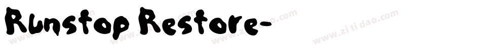 Runstop Restore字体转换